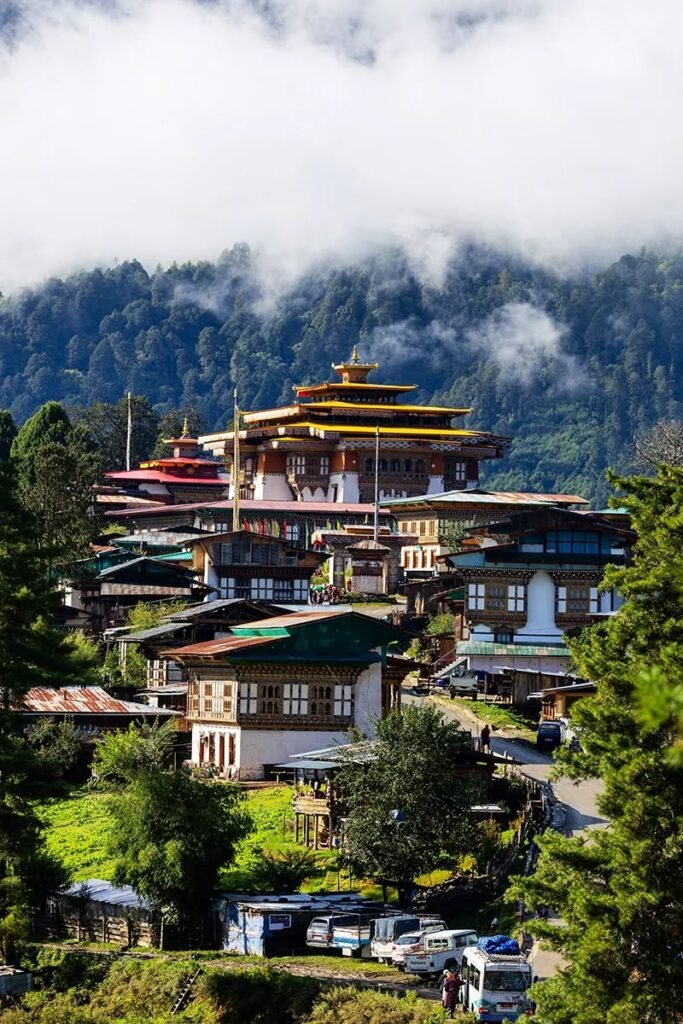Gangteng Monastery in Bhutan’s Phobjikha Valley