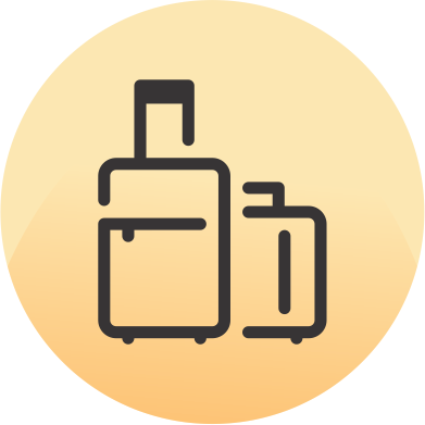 Tailored travel plans icon