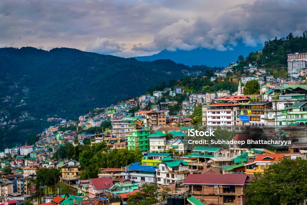 Gangtok city and Himalayan view